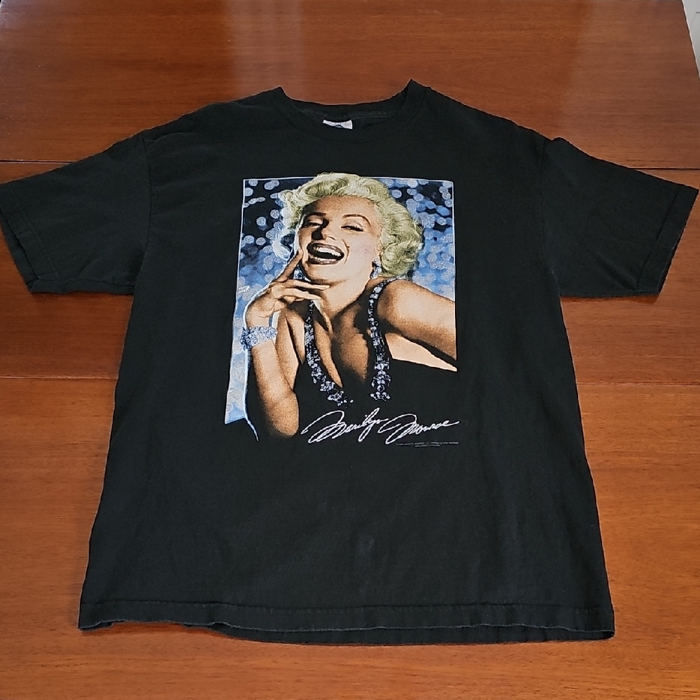 Y2K Marilyn Monroe Large T-Shirt with Sparkle